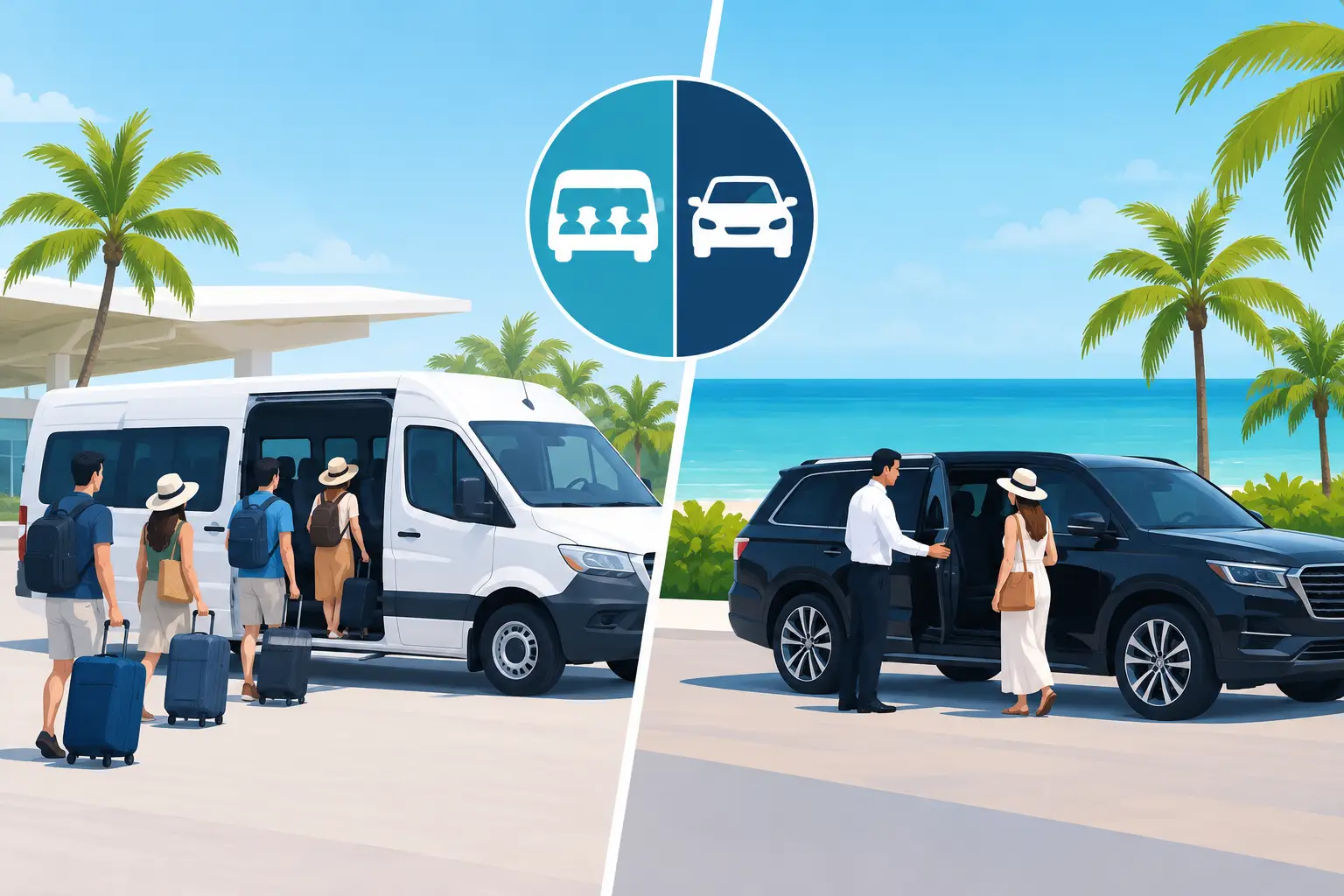 Shared Versus Private Transfers in Punta Cana